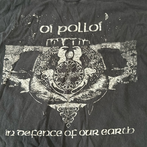 Vintage Punk Oi Polloi “In Defence Of Our Earth” t-shirt - Picture 2 of 4